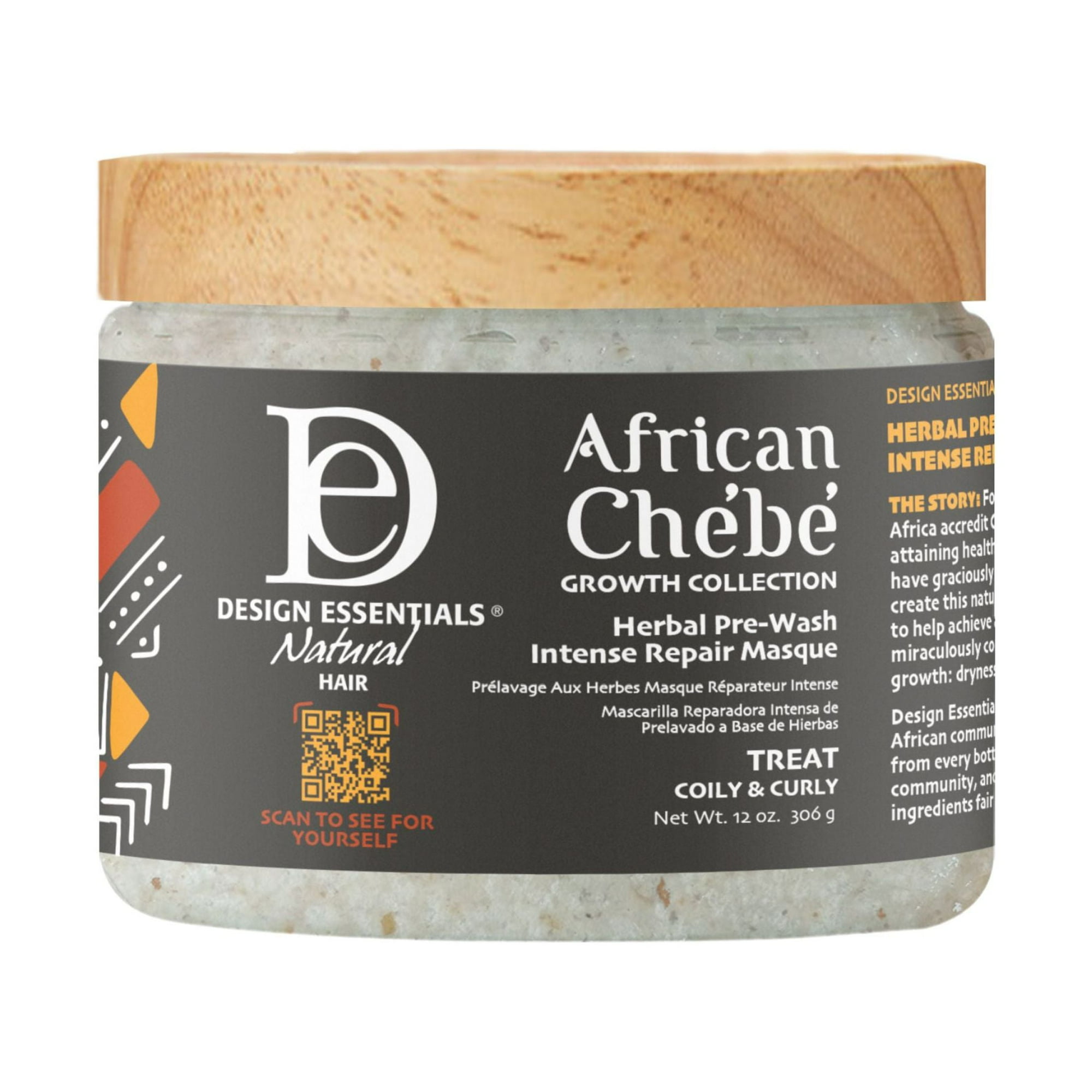 Design Essentials Herbal Pre-Wash Intense Repair Masque 12oz.