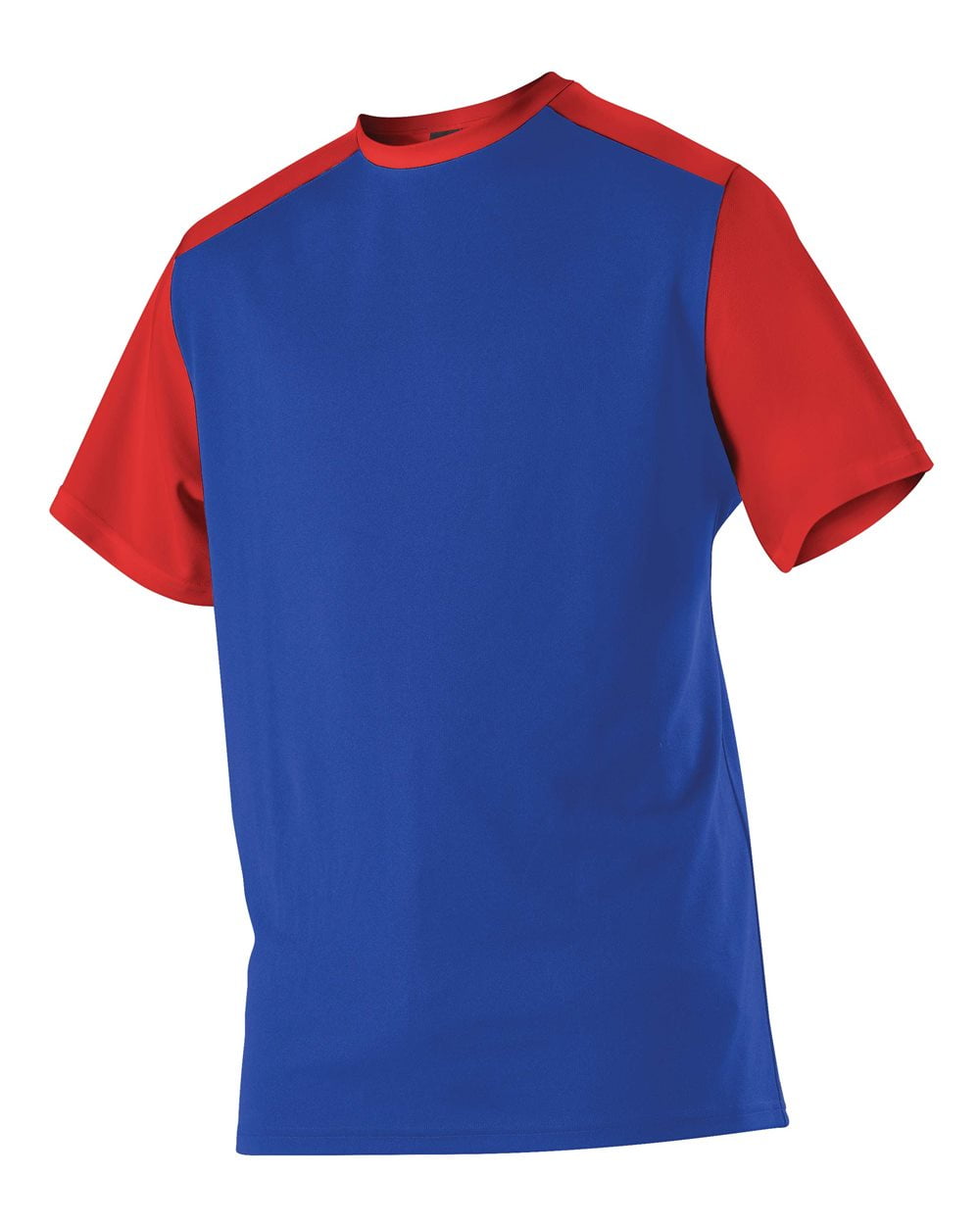 Alleson Athletic Youth Crewneck Baseball Jersey S / Royal/ Red