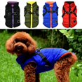 thumbnail image 2 of Pet Printed Cold Weather Coat  Small Dog Vest Harness Puppy Winter 2 In 1 Outfit Warm Garment Jacket, 2 of 6