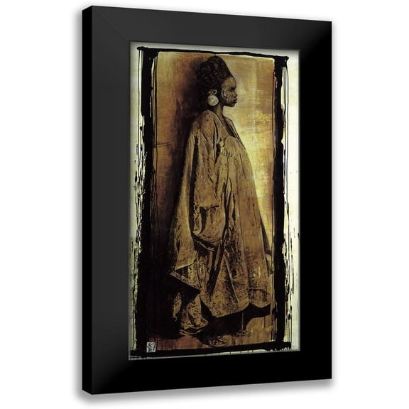 Arietti, Fabienne 9x14 Black Modern Framed Museum Art Print Titled - La fille du chef