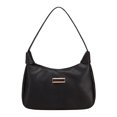 thumbnail image 1 of Bolso de hombro para mujer, moderno y ligero, con cierre de cremallera Negro, 1 of 9