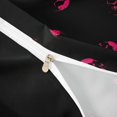 thumbnail image 4 of Homewish Gothic Halloween Skull Twin Duvet Cover,Pink Skeleton Print Twin Bedding,Black Reversible,2 Pieces,1 Duvet Cover and 1 Pillowcase, 4 of 6