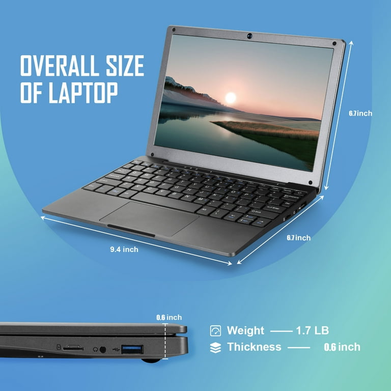 NBD Windows 11 Mini Laptop 8GB RAM 128GB ROM Intel Celeron