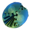thumbnail image 3 of La Bola de Engranje en 3d Alivia El Estrés, la Ansiedad, la relajación, Regula la tensión, con engranjes Giratorios y Estructura Esférica para girar y voltear, 3 of 7