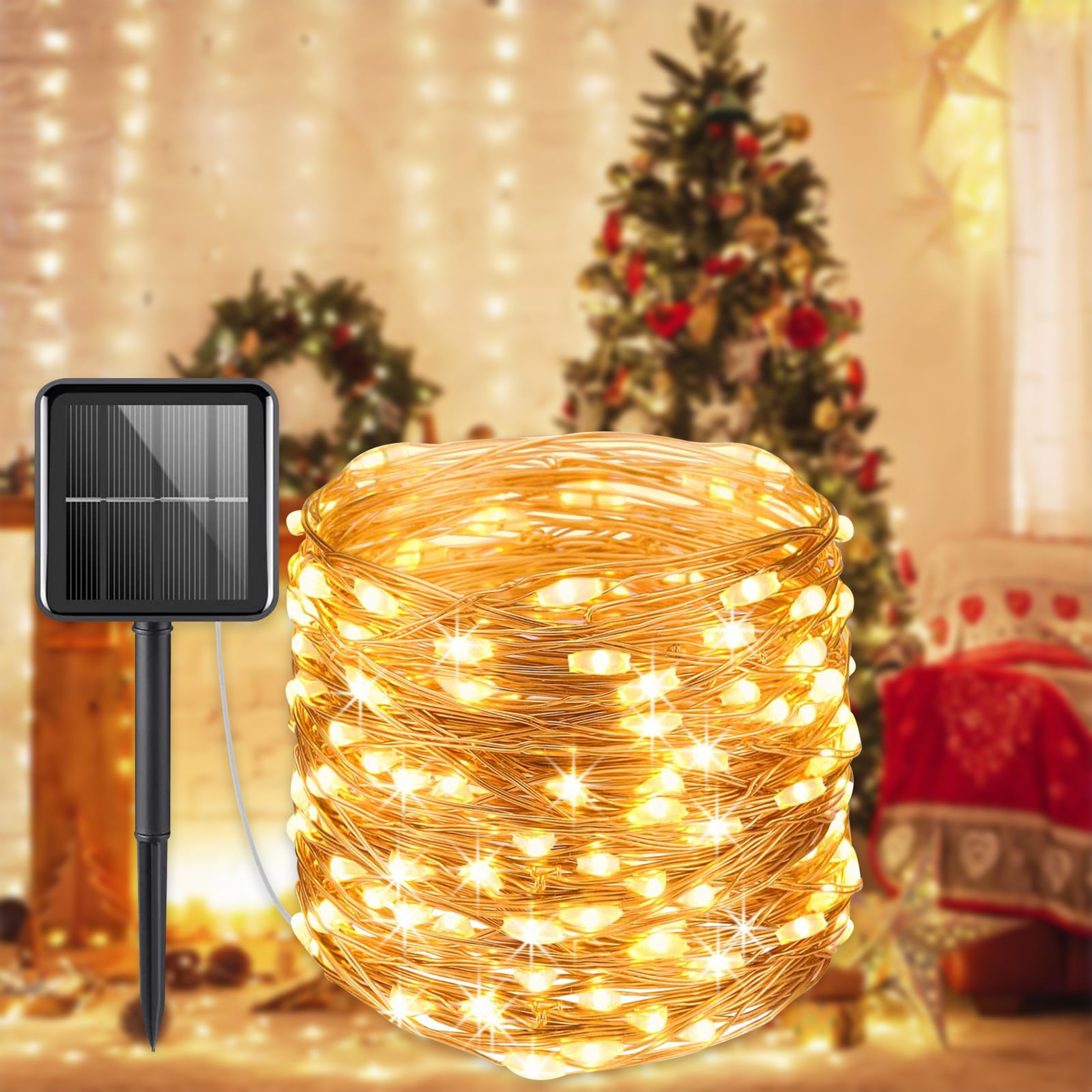 LED Lights Fairy String Lights for Christmas Holiday Party Decor Expandable 33ft 