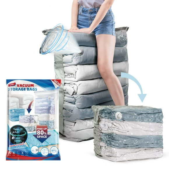 Bolsas de almacenamiento al vacío TAILI Jumbo Cube, paquete de 6 unidades, para ropa