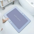 thumbnail image 6 of Absorbent Mat, Quick Dry Rug, Diatomite Bath Mat, Non-Slip Floor Carpet for Bathroom Bedroom Doorway, Polyester, 1 Count, 6 of 8