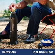4Patriots Sun Kettle Personal Water Heater: Portable Thermos Boils Water Using The Sun, Solar Powered & Lightweight