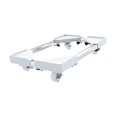thumbnail image 3 of Bunblic Support d'Ordinateur Réglable Rehausseur pour PC Robuste pour Plancher Tapis Support de PC Robuste Support Mobile pour Joueurs Blanc, 3 of 8