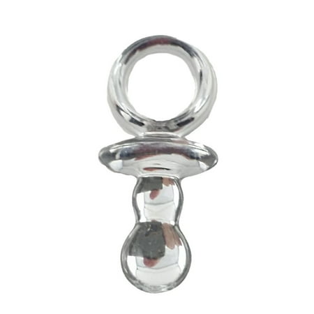 Pacifier Charm Jewelry - Pacifier Acrylic Charm -Clear