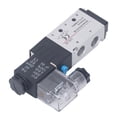 thumbnail image 2 of Risegun Válvula Solenoide Neumática Interruptor De Aire Eléctrico 2 Posiciones 5 Vías AC 220V PT1/4 para Control, 2 of 8
