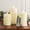 Ivory, variant on Flameless Candles Gradient Navy Blue 3-Piece Decor Set with Remote and Timer