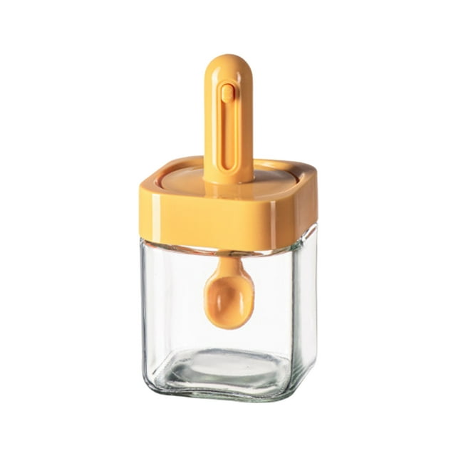 asddcavvf Seasoning Square Seasoning Telescopic Seasoning Jar Spoon Sealed Lid for Seasoning Jar Household Seasoning Bottle Pantry Containers for Small 4oz Containers with Lids Empty