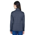 thumbnail image 2 of D & Jones Women's Newbury Fleece Quarter-Zip, Navy Heather, 2X-Large, 2 of 3