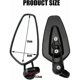 thumbnail image 5 of Motorbike Handlebar Mirrors for Yamaha XJ6 MT01 MT03 MT07 MT09 - Black, 5 of 5