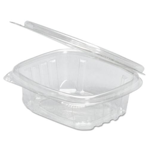 100 x Strong Standard Clear Hinged Plastic Sandwich Wedge Catering Deli 