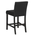 thumbnail image 5 of New Classic Furniture Celeste Solid Wood Counter Chairs in Black (Set of 6), 5 of 7
