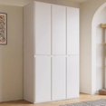 thumbnail image 2 of Bedroom Nordic Wardrobe White Storage Multifunction Wooden Wardrobe Clothes Organizer Armario Para Ropa Bedroom Furniture My Lux Decor Round, 2 of 22