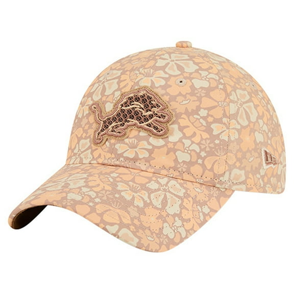 Women's New Era Tan Detroit Lions Floral 9TWENTY Adjustable Hat