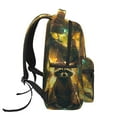 thumbnail image 3 of Honeii Tree Meditating Raccoon Print Backpack for Both Men and Women, Basic Bookbag for College, Work, or Travel,Rucksack Computer Bag-One Size, 3 of 5
