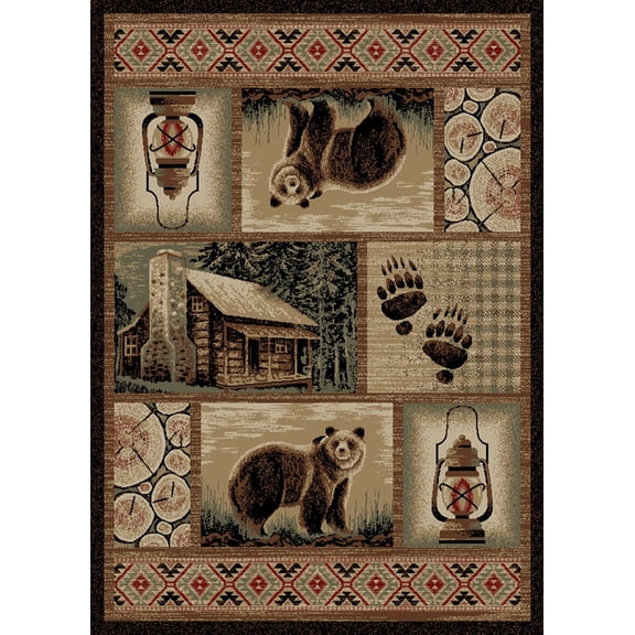 Hearthside Cabin Hideaway Area Rug 5RD