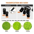 thumbnail image 3 of 40X-2500X Microscopes For Kids Students Adults Powerful Biological Educational Microscopes With Slides Set Phone Adapter, 3 of 7