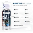 thumbnail image 2 of BERIOVE Compressed Canned Air Duster for Computer Cleaning Electronic Keyboard Cleaner 5.99 Oz,2Pcs, 2 of 8