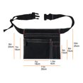 thumbnail image 3 of 6 Pocket Work Apron Maintenance Tool Belt Pouch High Capacity Canvas Single Side, 3 of 10