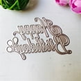 thumbnail image 3 of Fridja Happy Birthday Metal Cutting Dies Stencils DIY Scrapbooking Album Paper Card, 3 of 7