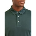 thumbnail image 3 of Ben Hogan Men's Performance Short Sleeve Textured Golf Polo Shirt, 3 of 4