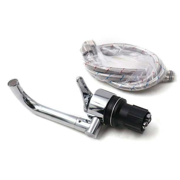 Sidaley 1 Juego de grifos plegables, accesorios para Motothome, grifos de agua giratorios de 360 grados con Control electrónico, componentes de Accesorios para vehículos recreativos Sidaley VI014992-00B
