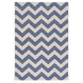 thumbnail image 3 of Safavieh Courtyard Bailey Chevron Indoor/Outdoor Area Rug, Blue/Beige, 5'3" x 7'7", 3 of 11