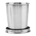 thumbnail image 1 of Taza plegable, taza plegable de acero inoxidable para exteriores, taza plegable de acero inoxidable, taza plegable de acero inoxidable de primera línea, 1 of 12
