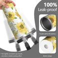 thumbnail image 2 of Sunflower 30oz Tumbler with Carry Handle – Double Wall Stainless Steel Insulated Cup, Flip Straw Lid, Leak-Proof & BPA-Free for Hot and Cold Drinks, Sports Outdoor Workout Christmas Birthday Travel, 2 of 6