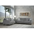 thumbnail image 1 of Topline Home Furnishings Ensemble 2 pièces gris canapé et causeuse, 1 of 3