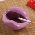 thumbnail image 5 of Cenicero pequeño para el hogar, estilo cenicero, personalidad creativa, artesanías de cerámica, adornos, cenicero de labios, 5 of 5