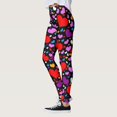 thumbnail image 4 of ZMHEGW Workout Leggings For Women Valentine'S Day Lovesy Stripes Print Skinny For Yoga Running Pilates Gym Pants, 4 of 7