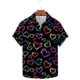 thumbnail image 5 of Camisas de Manga Corta para las Mujeres, Camisa de Botón de Cuello de Vuelta Casual Hecha de 100% Poliéster Ligero para Todo el Uso de Temporada, Camisas de Manga Corta para Hombre, 5 of 8