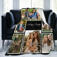 Customized Blankets with Photos Personalized Picture Collage Blanket
