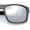 Metalic Grey Frame - Silver Mirror Lens, variant on SA106 Sport Wrap Sunglasses for Men UV400 Mirror Lens Lightweight Performance Metalic Grey Frame - Silver Mirror Lens