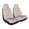 thumbnail image 2 of Sikiie Tulips Flowers Car Seat Covers 2PCs Front Car Seat Covers Universal fit for Most Cars SUVs and Trucks-1, 2 of 9