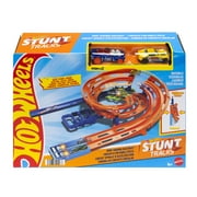 Hot Wheels Whip Around Raceway Track Set, Includes 2 Toy Cars in 1:64 Scale, Easy Storage