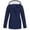 Navy, variant on Azrian Clearance Tops Plus Size Women Solid Rain Jacket Outdoor Plus Size Hooded Raincoat Windproof