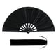 thumbnail image 2 of Abanico plegable para fiestas, ligero y portátil, adorno de abanico de mano Negro, 2 of 9