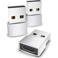 thumbnail image 1 of USB A to USB C Adapter Silver，JUN, 1 of 7