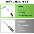 thumbnail image 5 of ABPETE Spiral Cutting Machine, Stainless Steel Spiral Cutter for Veggies, Portable and Creativity Cucumber Potato Carrot Slicer Cutter Manual Kitchen (3pcs), 5 of 8