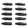 thumbnail image 3 of Conector XLR, Reemplazo Profesional de Alta conductividad de Soldadoura Xlr enchufes 10 piezas para cable dmx parafonos, 3 of 7