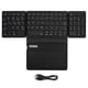 thumbnail image 1 of Teclado Bluetooth plegable, teclado Bluetooth 5,1 de baja latencia, tamaño completo con panel táctil grande para IOS, Android y Windows, 1 of 5