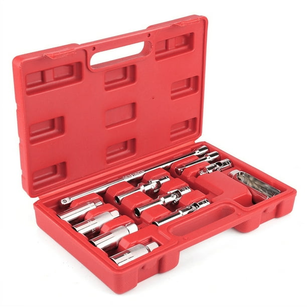 Mgaxyff Spark Plug Tool Set, Sparking Plugs Repair Tool, 11Pcs 3/8inch