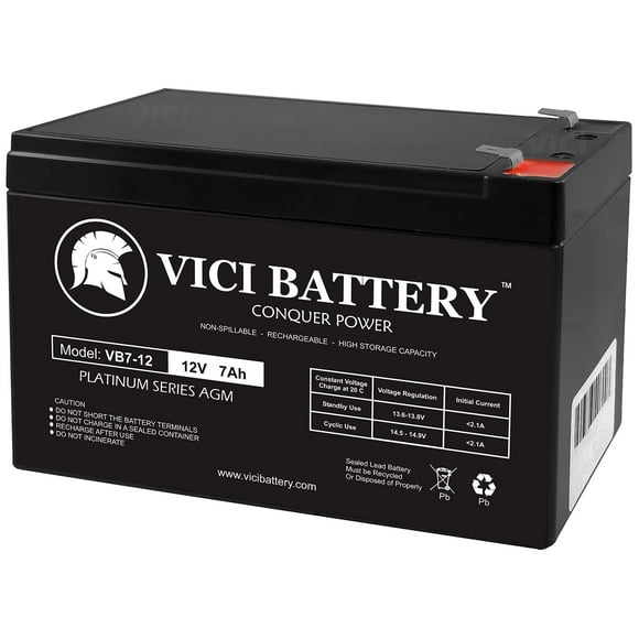 Batterie de Remplacement Scellée WKA12-7.5F 12V 8ah F2